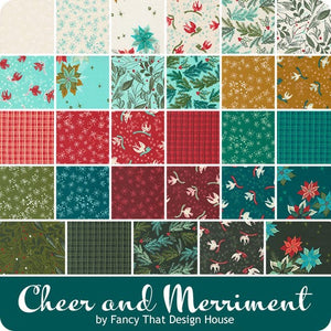 Cheer and Merriment - 2.5 inch Jelly Roll - 40 pieces