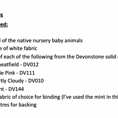 Native Nursery Nine Patch PDF Quilt Pattern