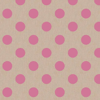 Tilda Chambray Dots - Pink