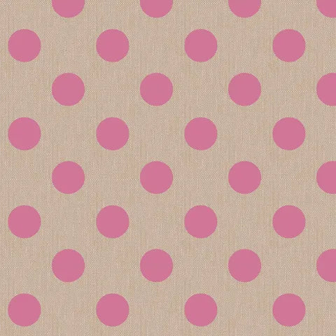 Tilda Chambray Dots - Pink