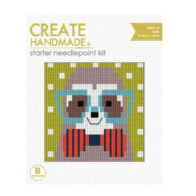 Create Handmade Starter Needlepoint Kit - Sloth