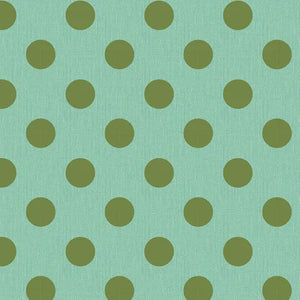 Tilda Chambray Dots - Teal Green