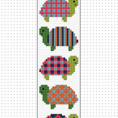 Create Handmade Bookmark - Turtles