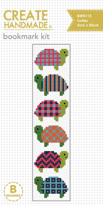 Create Handmade Bookmark - Turtles